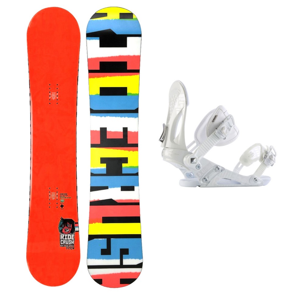 Ride Crush Snowboard and Binding Package 2013, 155cm, swatch