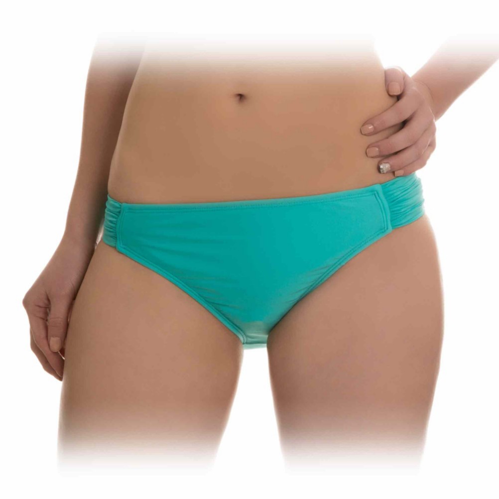 Athena Heavenly Tab Side Bathing Suit Bottoms, Aqua, medium