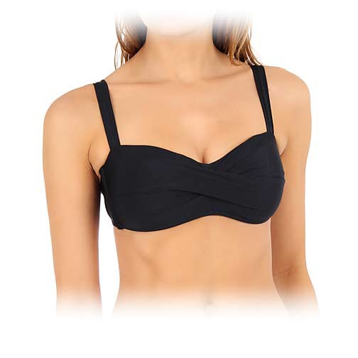 Athena heavenly Bandeau Bra Bathing Suit Top, Aqua, medium