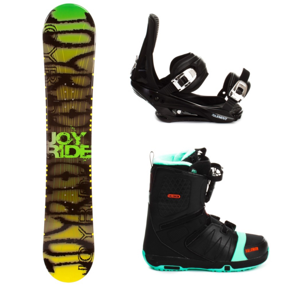 Joyride Writing Yellow Complete Snowboard Package 2013, , medium