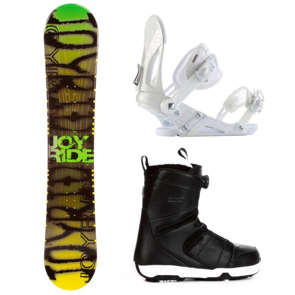 Joyride Writing Yellow Complete Snowboard Package 2013, , medium