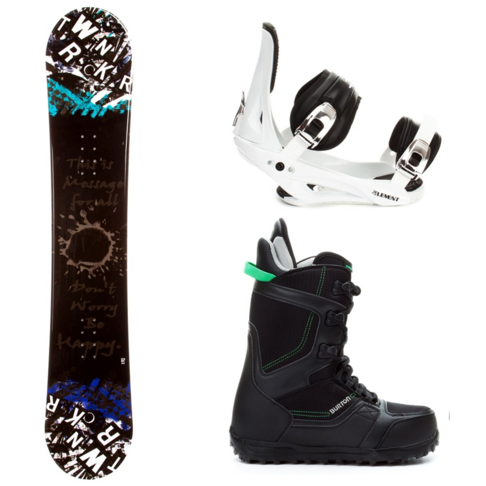SLQ Twin Rocker Complete Snowboard Package 2013, , medium