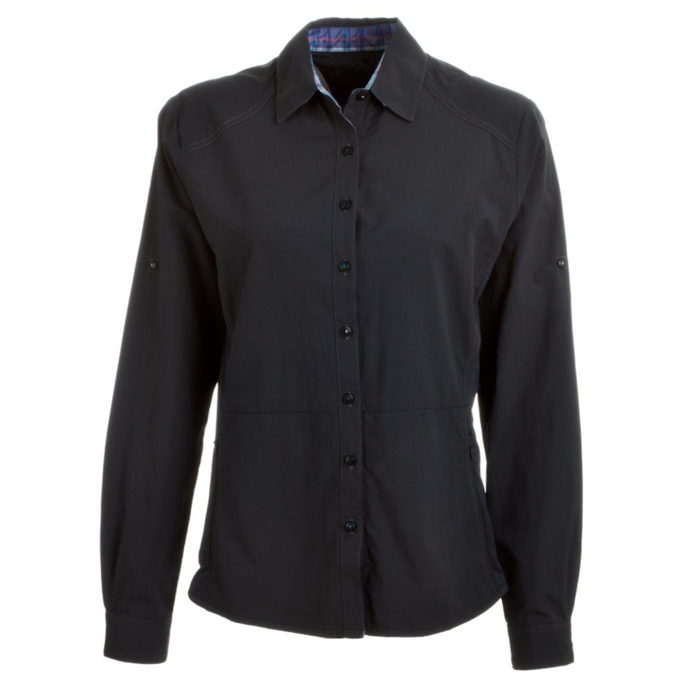 KUHL Wunderer L/S Womens Shirt, Carbon, medium