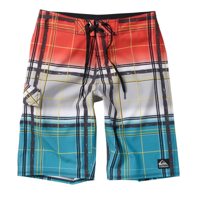 Quiksilver Cypher Wonderland Board Shorts, Vintage Red, swatch
