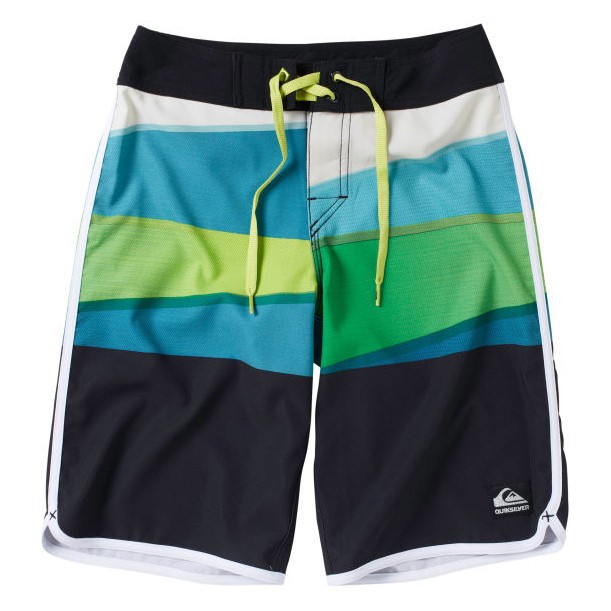 Quiksilver Repel Board Shorts, Lime Green, swatch