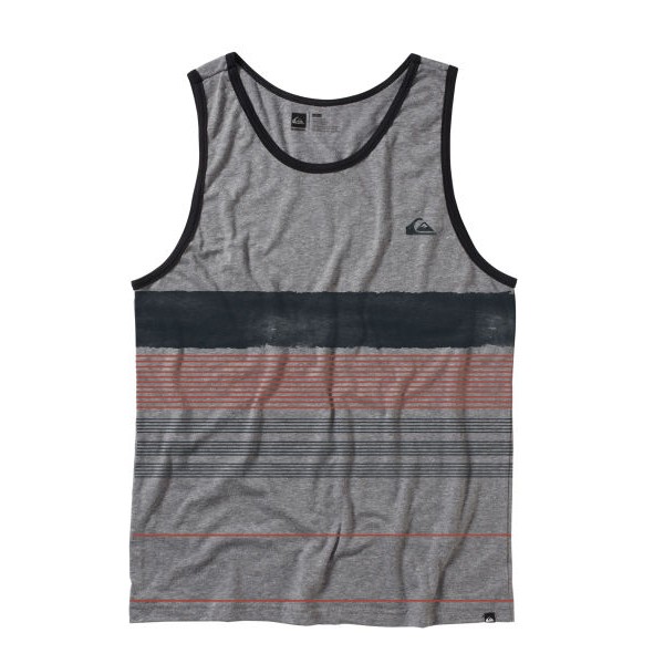 Quiksilver Getting Away T-Shirt, Smoke Heather, medium