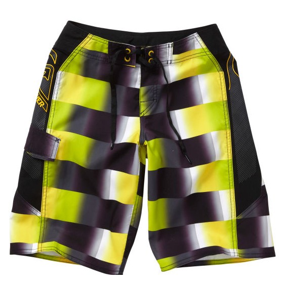 Quiksilver Talkabout Boys Bathing Suit, Lime Green, medium
