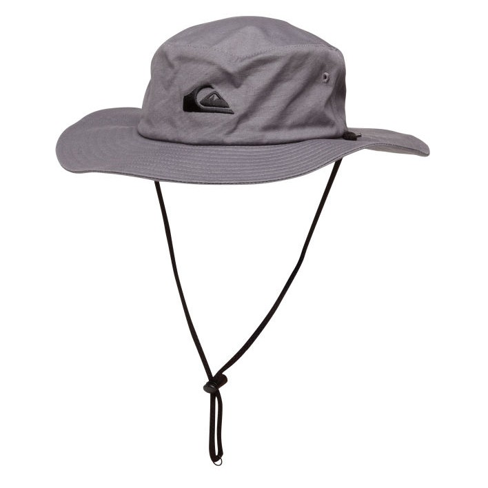Quiksilver Bushmaster Hat, Gunmetal, medium