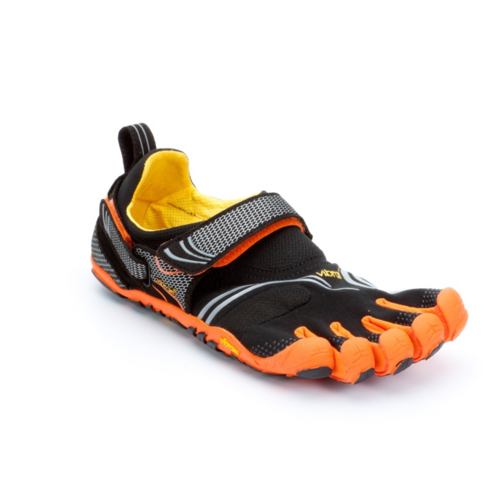 Vibram FiveFingers Komodosport Mens Athletic Shoes, Orange-Grey, medium