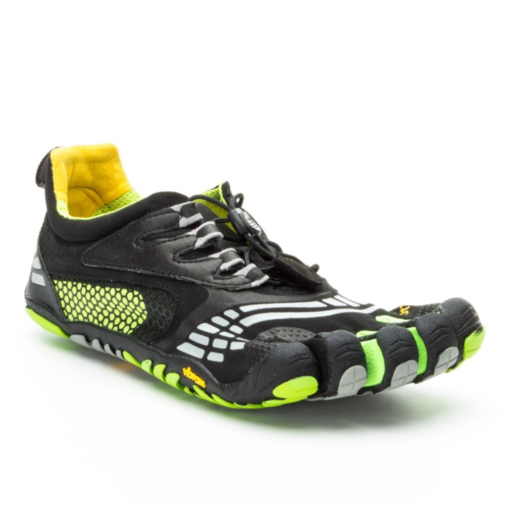 Vibram FiveFingers Komodosport LS Mens Athletic Shoes, Black-Grey-Green, swatch