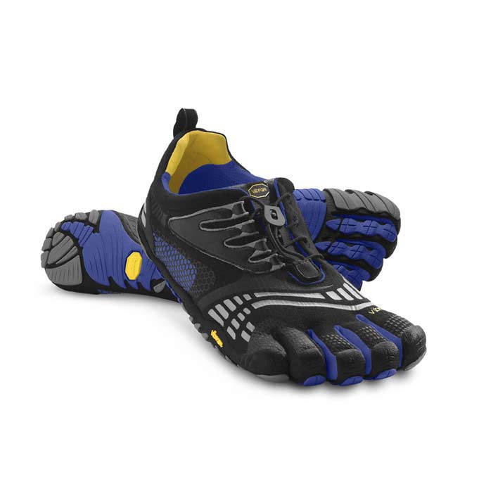 Vibram FiveFingers Komodosport LS Mens Athletic Shoes, Black-Blue, swatch