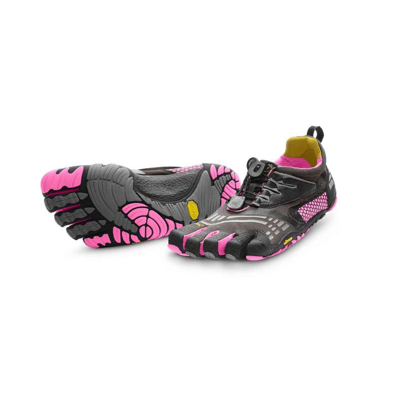 Vibram FiveFingers Komodosport LS Womens Athletic Shoes, Grey-Black-Pink, swatch