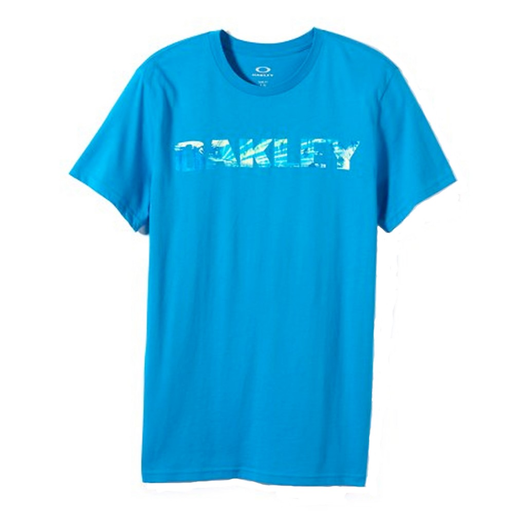 Oakley Boardwalk View T-Shirt, Pacific Blue, medium