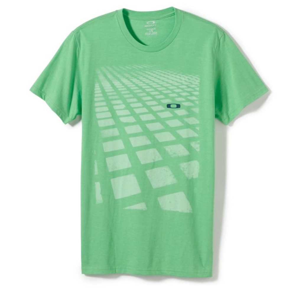Oakley Blocks on Blocks T-Shirt, Island Green, medium