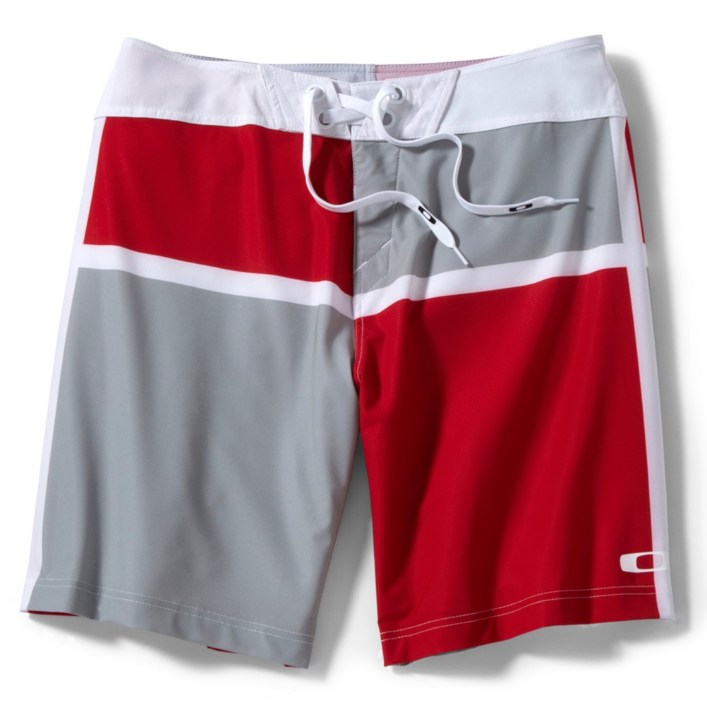 Oakley C-Block Board Shorts, Red Line, swatch