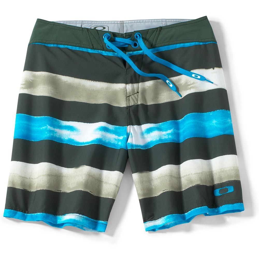 Oakley Crashing Wave Board Shorts, Kelp Green, medium