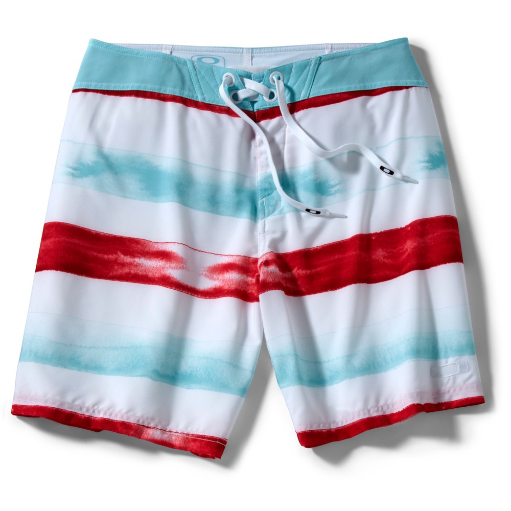 Oakley Crashing Wave Board Shorts, White, swatch
