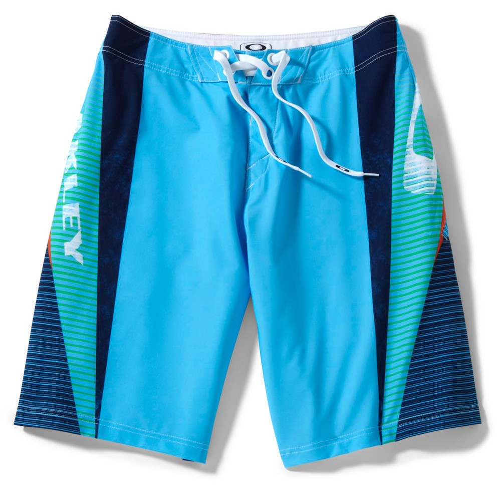 Oakley Gnarly Wave Board Shorts, Ethereal Blue, medium