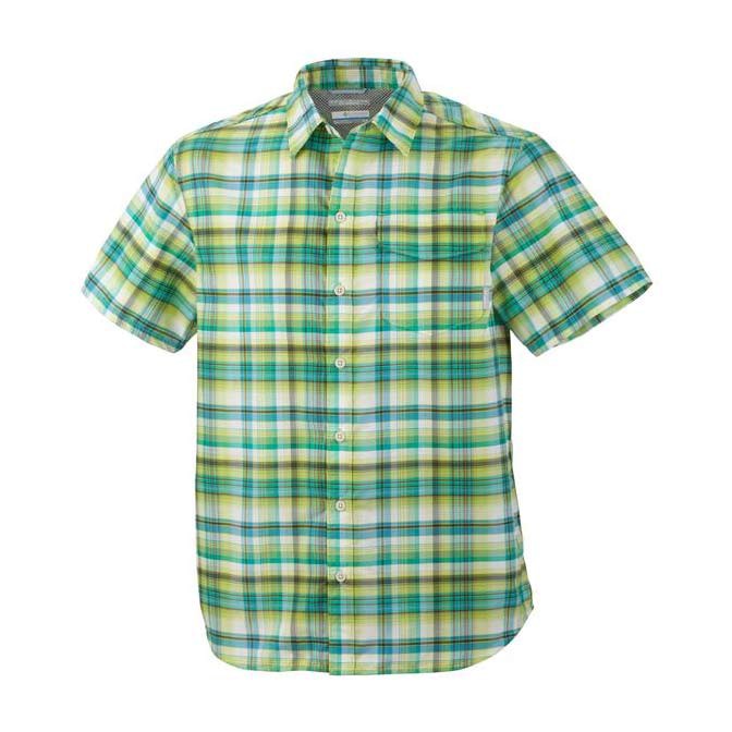 Columbia Hyperglide S/S Shirt, Vivid Green, medium