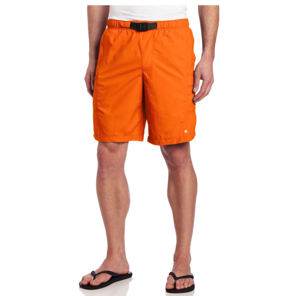 Columbia Snake River II Mens Bathing Suit, Spark Orange, swatch