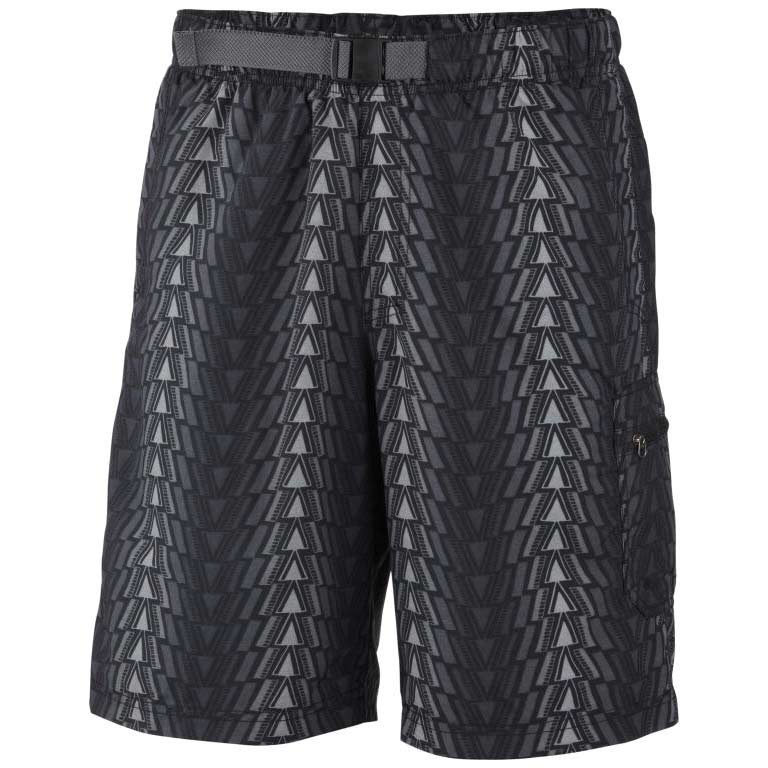 Columbia Palmerston Peak Printed Mens Bathing Suit, Black Aztec Print, swatch