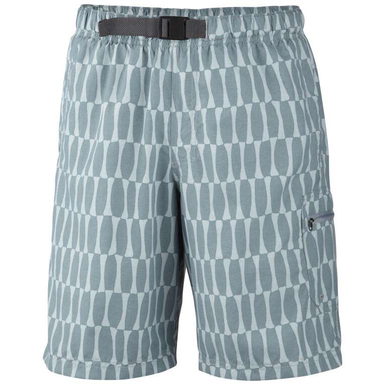 Columbia Palmerston Peak Printed Mens Bathing Suit, Light Metal Bones Print, medium