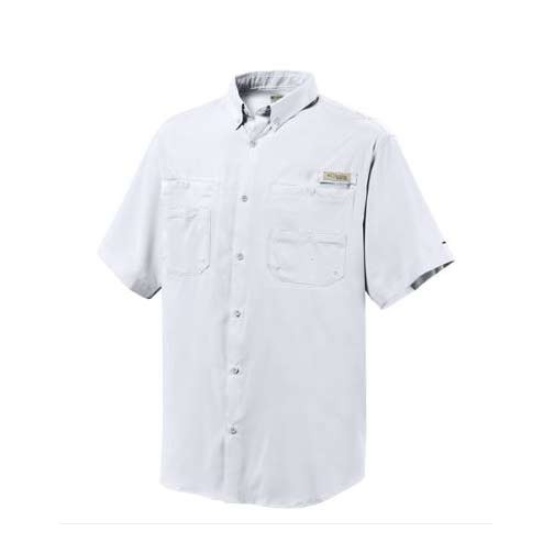 Columbia Tamiami II S/S Shirt, White, swatch