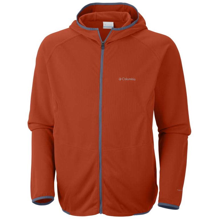 Columbia Insect Blocker Full Zip Hoodie, Cinnabar, medium