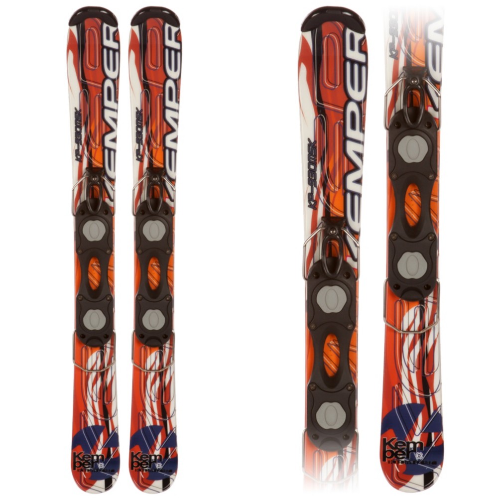 Kemper KP-930MSK Ski Boards, Orange-Blue-White, swatch