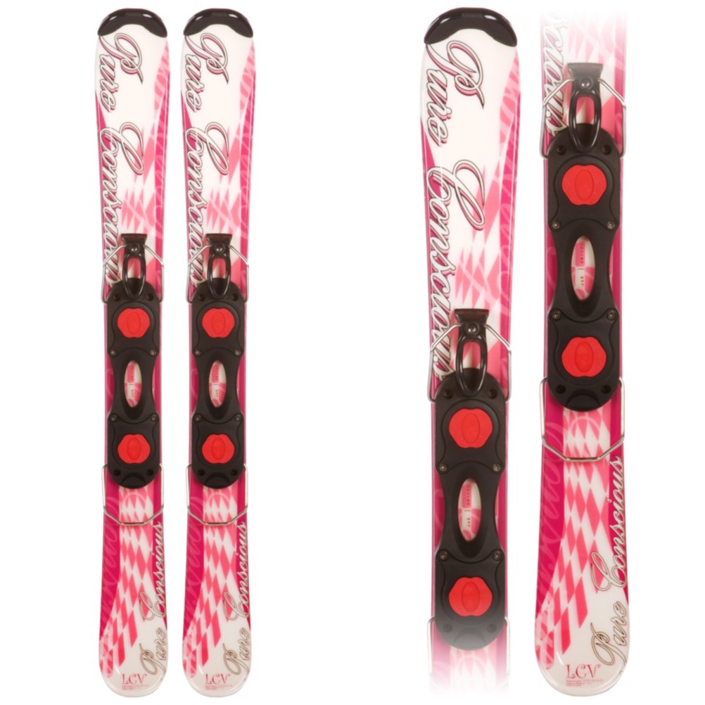 LCV Pure Conscious Ski Boards, Pink-White, swatch