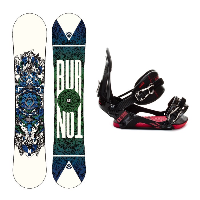 Burton TWC Standard Snowboard and Binding Package 2013, 150cm, medium
