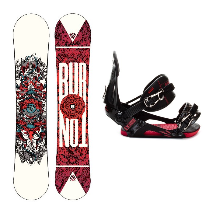 Burton TWC Standard Snowboard and Binding Package 2013, 154cm, swatch