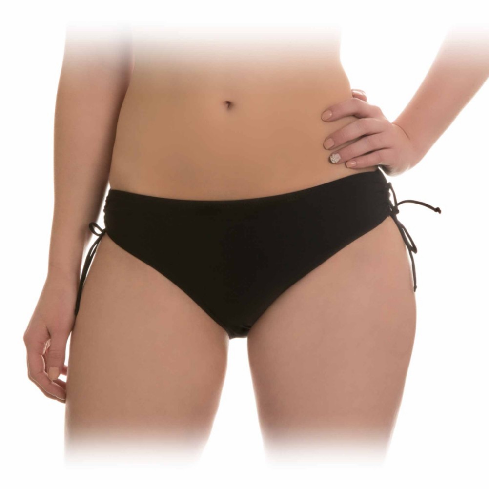 Profile by Gottex Basic Solid Medium Side Tie Bathing Suit Bottoms, , medium