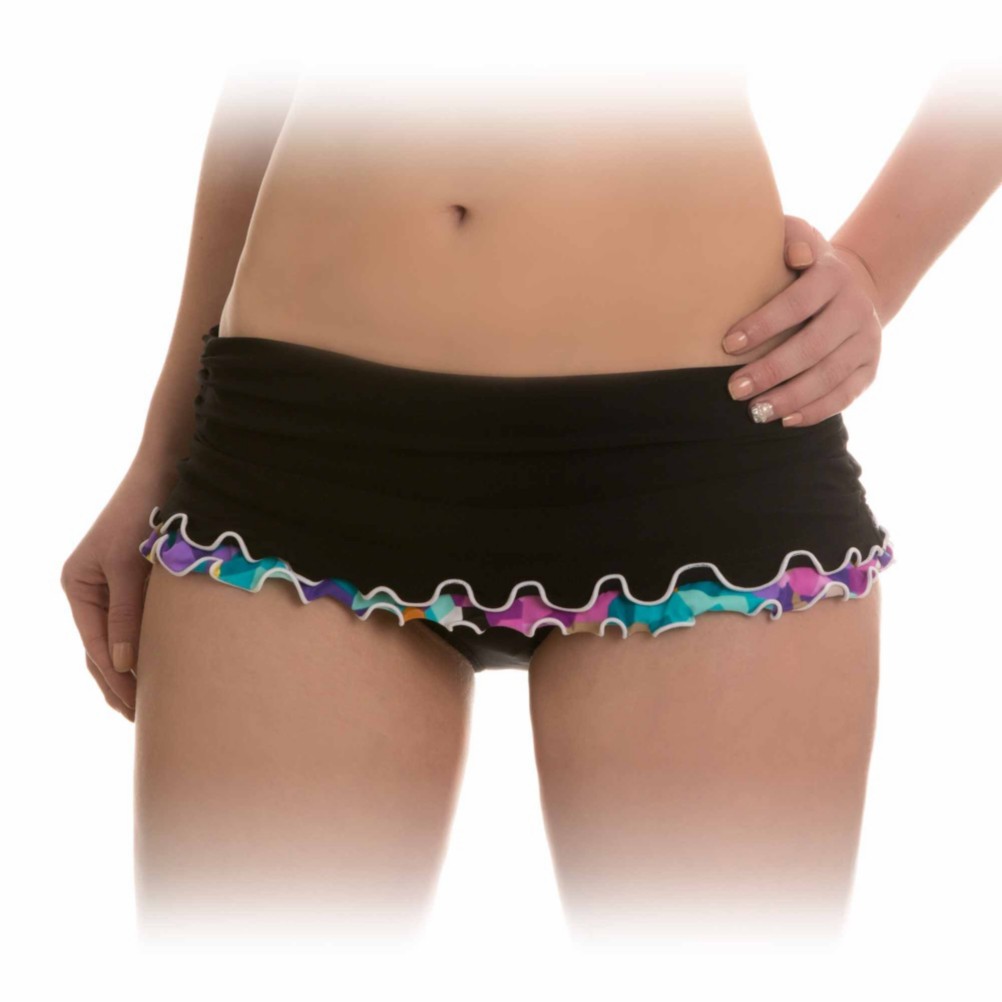 Profile by Gottex Pixel Side Shirred Skirted Bathing Suit Bottoms, , medium