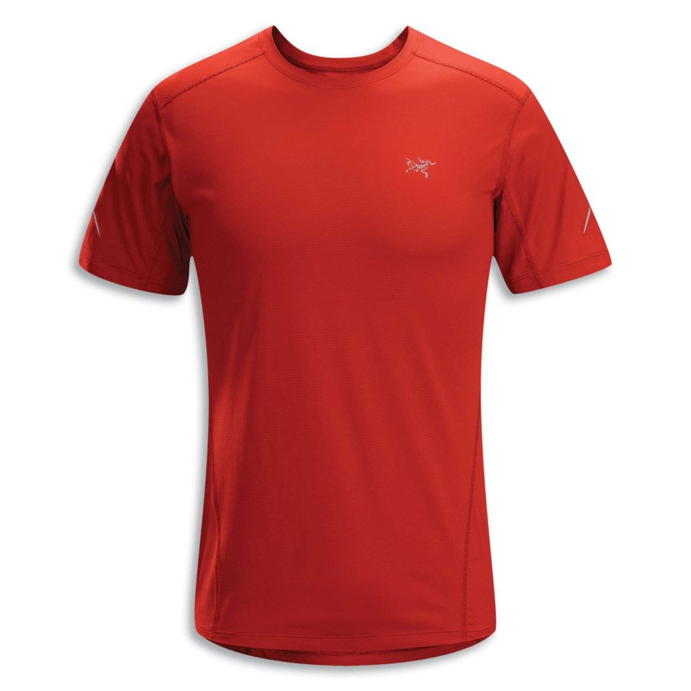 Arc'teryx Motus S/S Crew T-Shirt, Cinnabar, medium