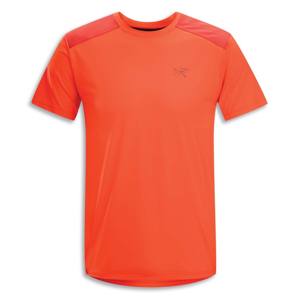 Arc'teryx Ether Comp Crew S/S T-Shirt, Cognac, medium