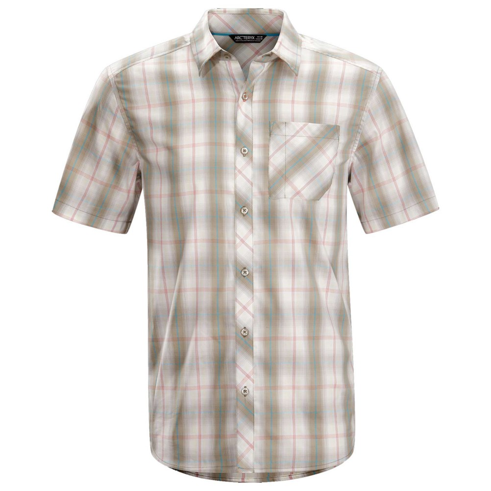 Arc'teryx Pathline S/S Shirt, Chalk Stone, swatch
