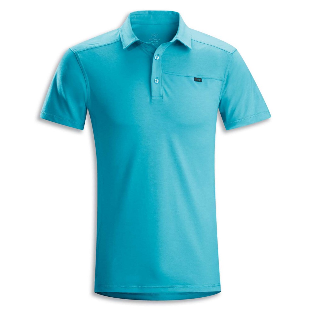 Arc'teryx Captive Polo S/S Shirt, Blue Python, swatch