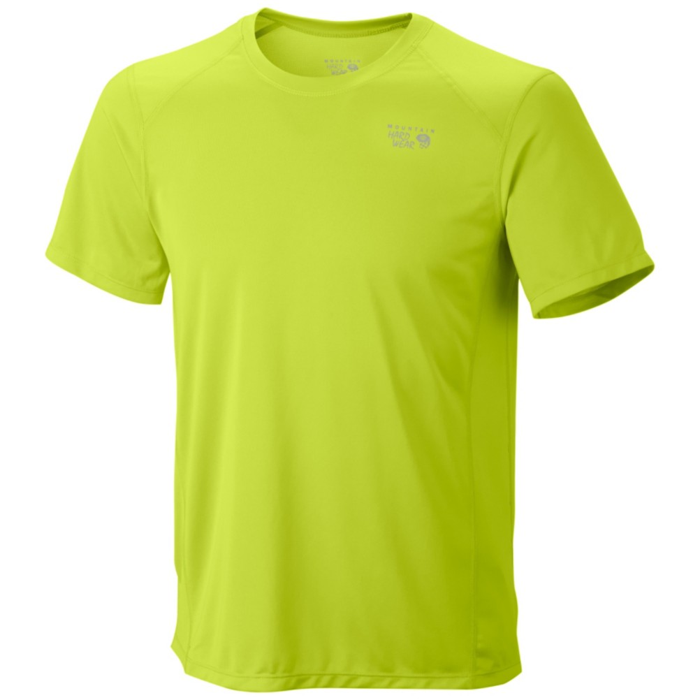 Mountain Hardwear Wicked Lite Short Sleeve T-Shirt, Acid Green, swatch