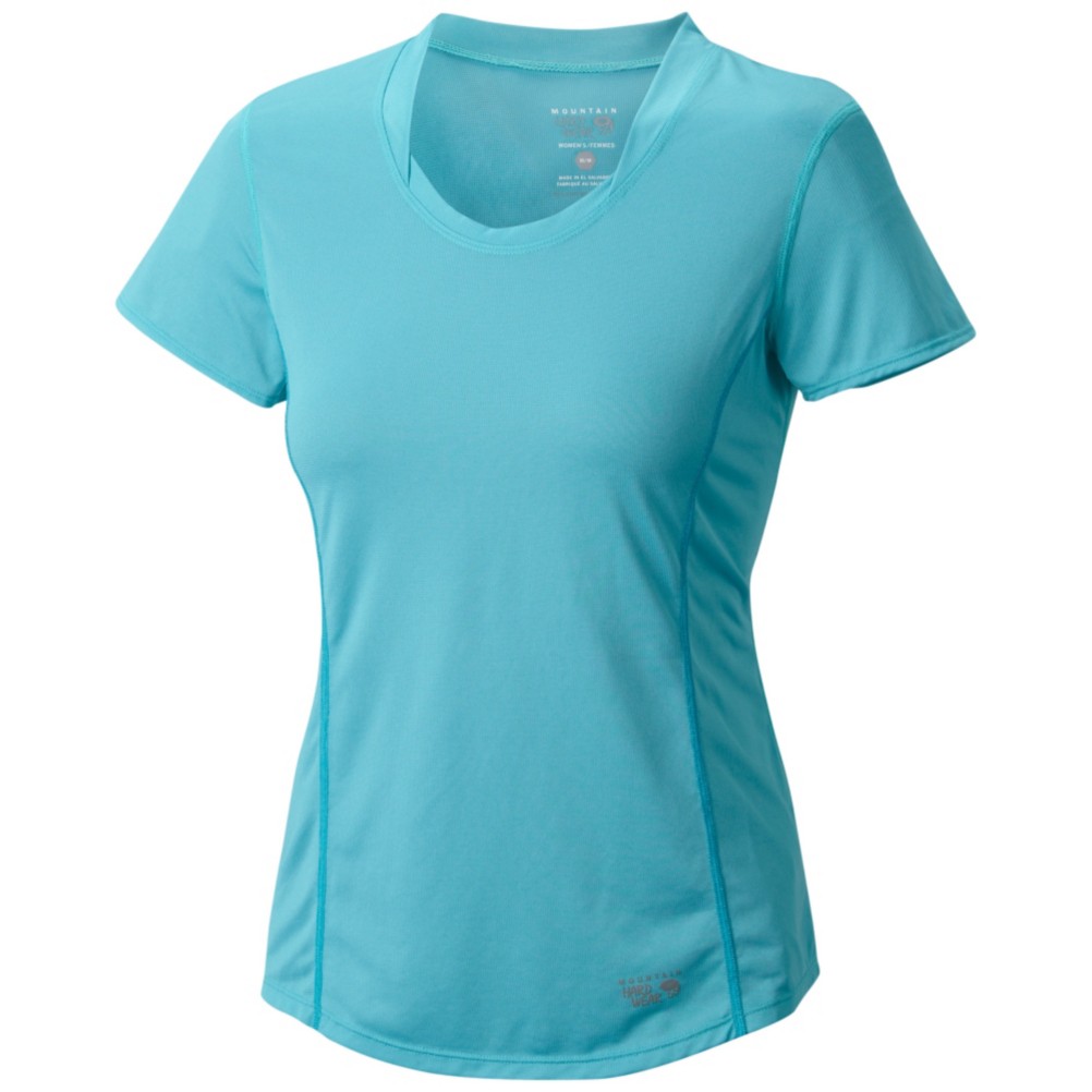 Mountain Hardwear Wicked Lite Short Sleeve Womens T-Shirt, Geyser, swatch