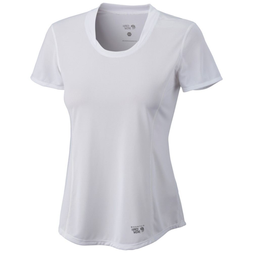 Mountain Hardwear Wicked Lite Short Sleeve Womens T-Shirt, White, swatch