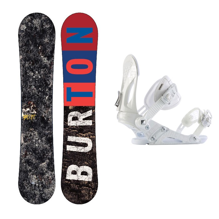 Burton Blunt Snowboard and Binding Package 2013, 151cm, medium
