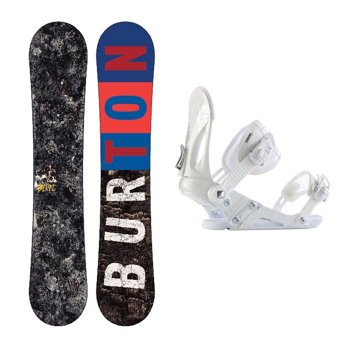 Burton Blunt Snowboard and Binding Package 2013, 158cm, swatch