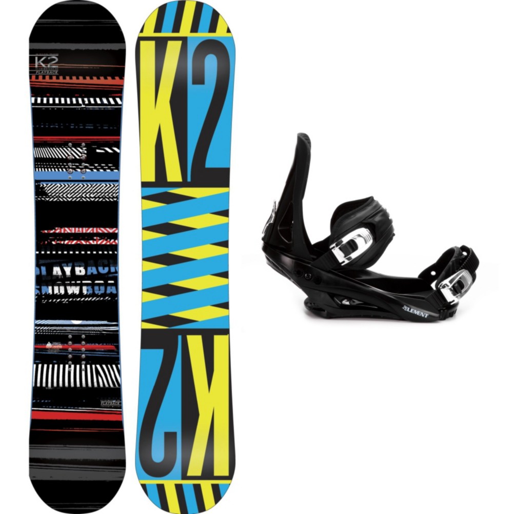 K2 Playback Snowboard and Binding Package 2013, 155cm, swatch