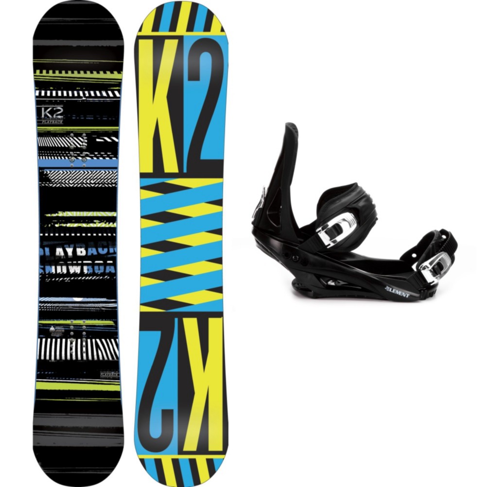 K2 Playback Snowboard and Binding Package 2013, 158cm, swatch