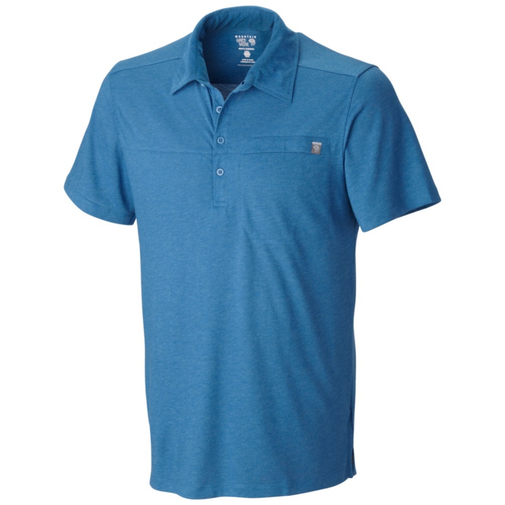 Mountain Hardwear Frequentor Short Sleeve Polo Shirt, Impulse Blue, swatch
