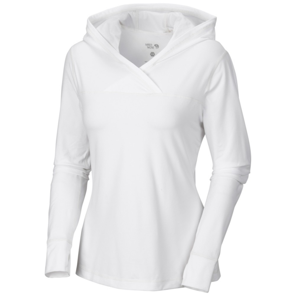 Mountain Hardwear Butter Hooded Topper Pullover Womens Hoodie, White, swatch