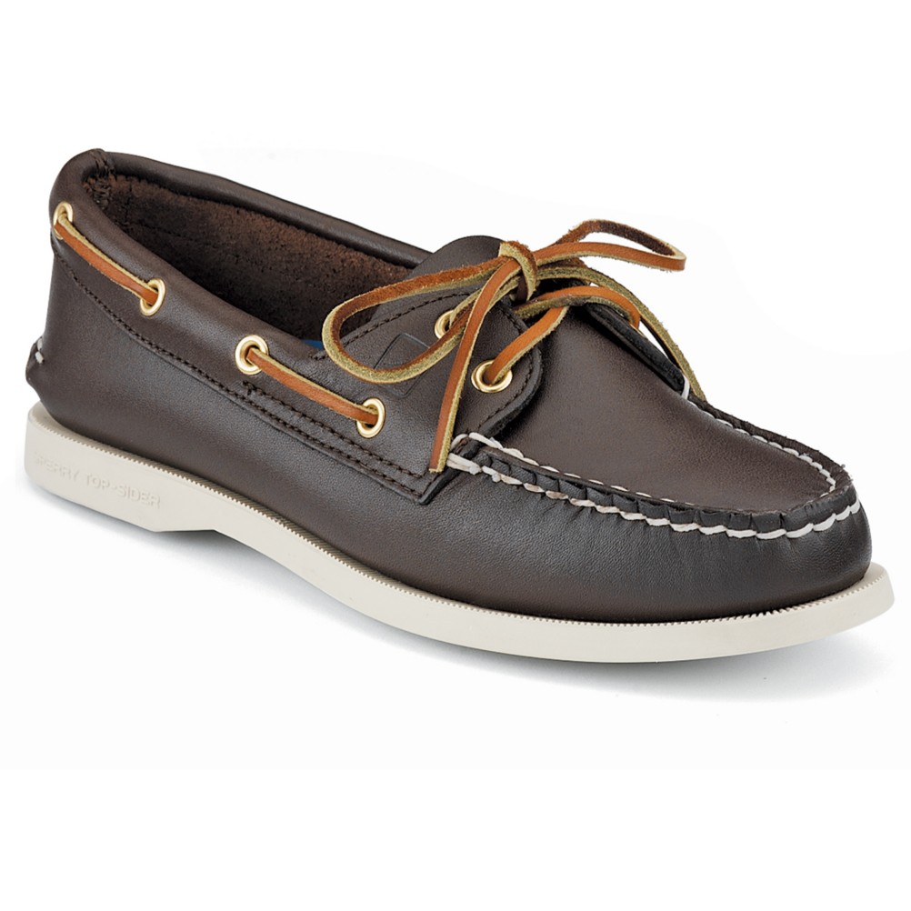 Sperry A/O 2-Eye Mens Shoes, Classic Brown, medium
