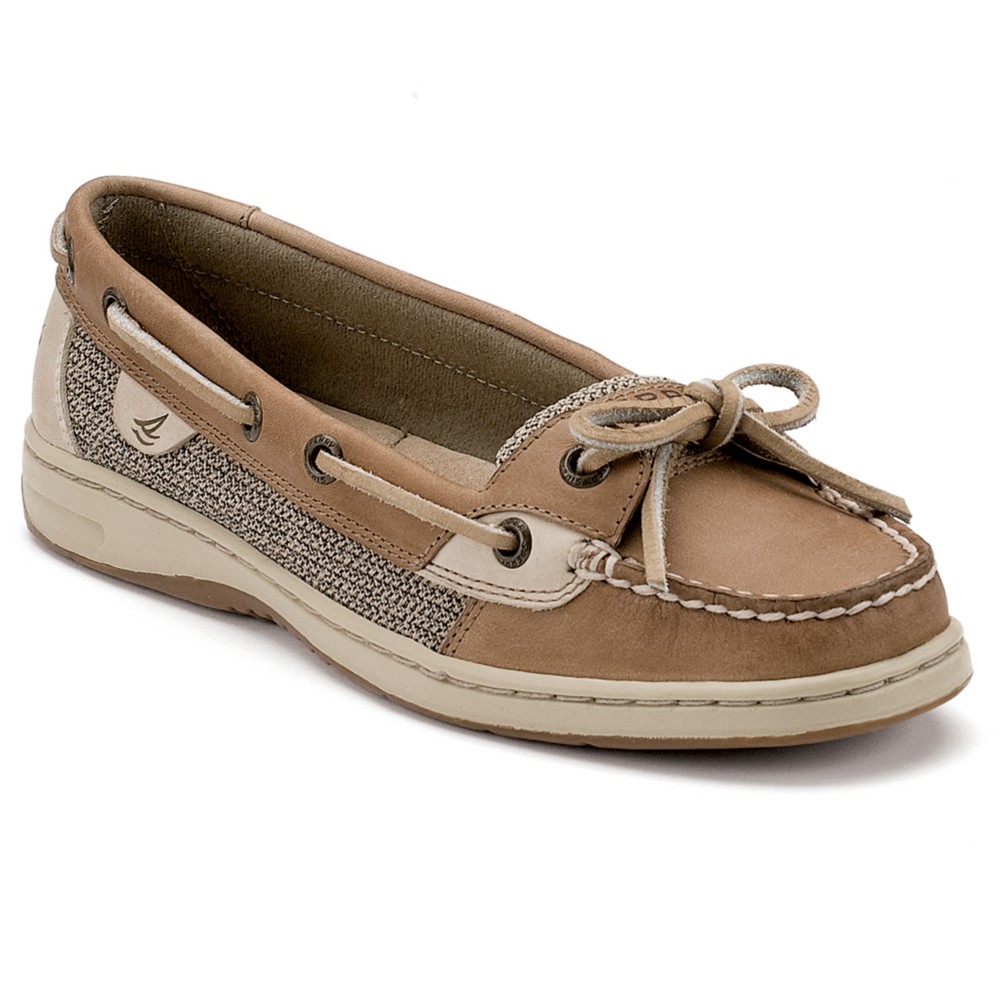 Sperry Angelfish Womens Shoes, Linen-Oat, swatch