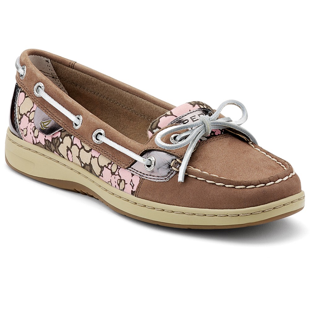 Sperry Angelfish Womens Shoes, Greige-Pink Floral, swatch